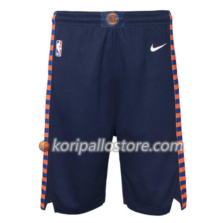 New York Knicks Miesten Shortsit Navy 2018-19 Nike Swingman